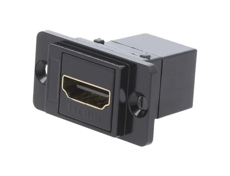 Łącznik HDMI gniazdo z obu stron DUALSLIM złocony 29mm CP30700GMB