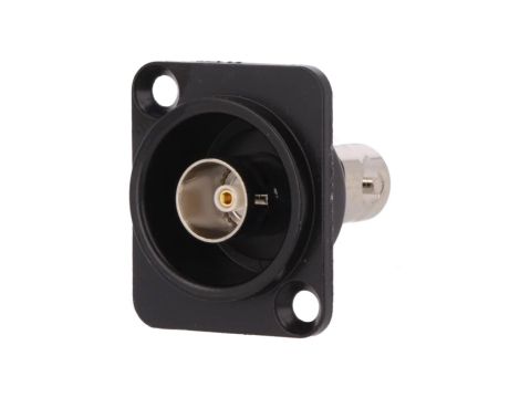 Łącznik BNC gniazdo z obu stron izolowane 75 czarny FT CP30126