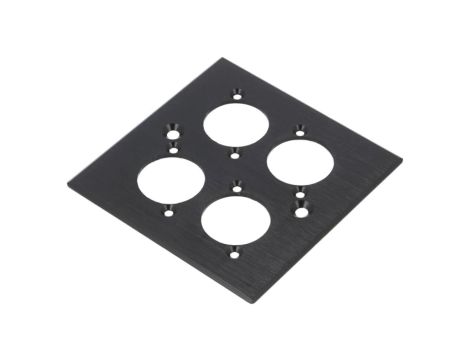 Adapter montażowy poczwórne otwór pod śrubę stożkową czarny CP30500