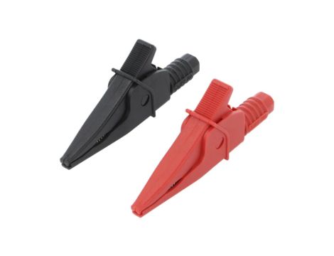 Zacisk krokodylkowy 20A czarny czerwony 1kV FCR79900RB