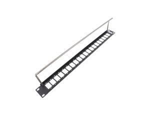 Patch panel adapter montażowy SLIM RACK przykręcany 29mm CP30161