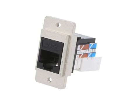 Łącznik DUALSLIM RJ45 8p8c Kat 6a IDC 8-pin gniazdo CP30727M3