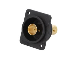 Łącznik BNC gniazdo z obu stron FT złocony plastik 19x24mm CP303112GX