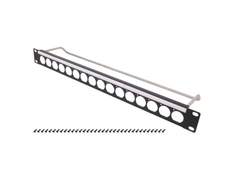 Adapter montażowy patch panel 19 RACK przykręcany M3 CP30151