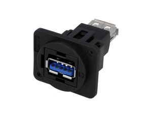Łącznik USB A - USB A 3.0 FT plastik 19x24mm CP30205NX
