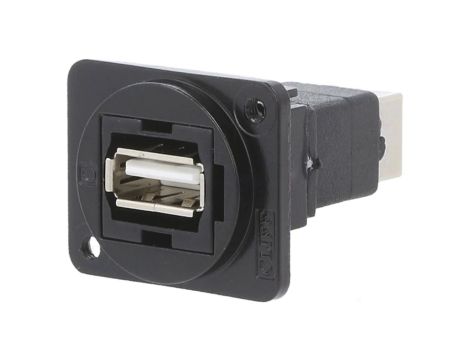 Łącznik USB A - USB B 2.0 FT metal 19x24mm CP30209NM3B