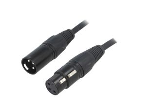 Kabel XLR męski - XLR żeński 3-pin 1,5m FC6191015