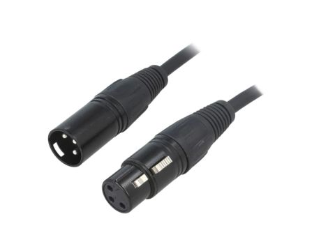 Kabel XLR męski - XLR żeński 3-pin 1,5m FC6191015