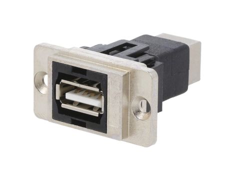 Łącznik DUALSLIM złocony USB A - USB B 29mm CP30709NM