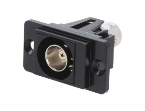 Łącznik BNC gniazdo z obu stron 75 czarny DUALSLIM 29mm CP30738MB