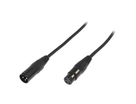 Kabel XLR męski - XLR żeński 3-pin 5m FC619105