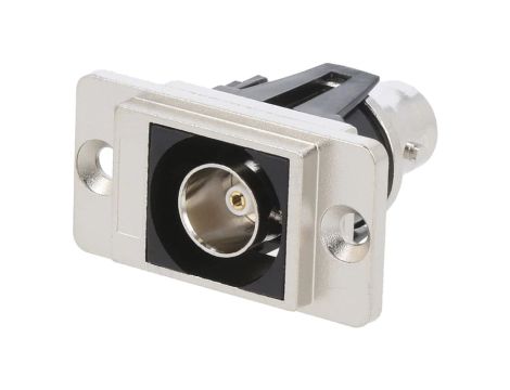 Łącznik BNC gniazdo z obu stron 75 srebrny DUALSLIM 29mm CP30738M