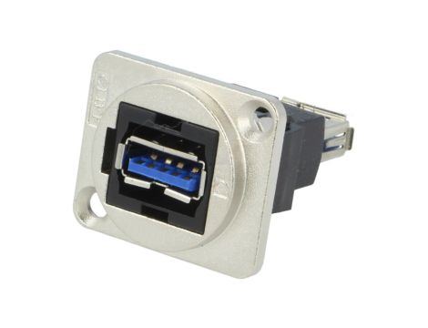 Łącznik USB A - USB A 3.0 FT metal 19x24mm CP30205NM