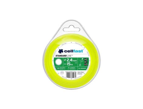 ŻYŁKA DO WYKASZARKI OKRĄGŁA 2.4MM 15M