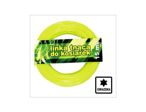 ŻYŁKA DO WYKASZARKI GWIAZDKA 3.0MM 15M