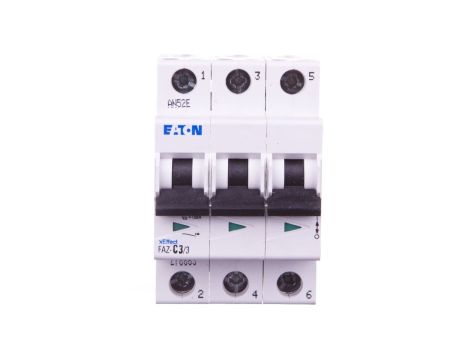 Wyłącznik nadprądowy 3P C 3A 15kA AC FAZ C3/3 278863