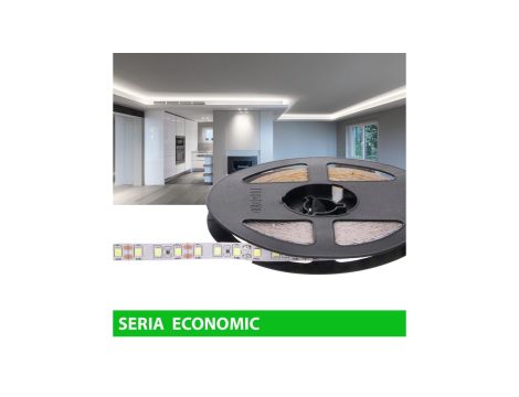 Taśma 12V 5m 600 led 48W biała zimna smd2835