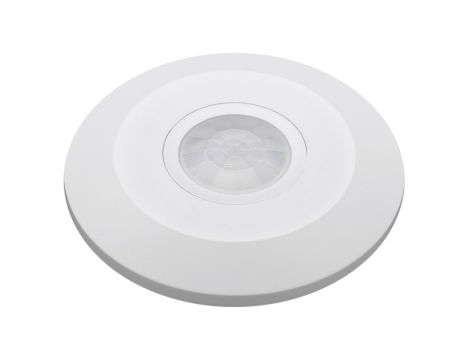 Czujnik ruchu PIR sufitowy ultra płaski LED 360stopni biały 230V