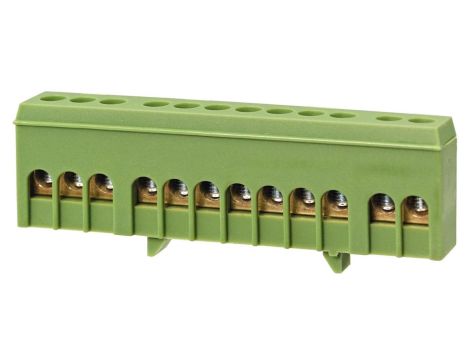 Listwa zaciskowa 12-polowa 1-16mm2 zielona LZMI-G12