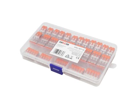 Zestaw szybkozłączek 2x, 3x,5x (na drut i linkę) SIDL-SET-55