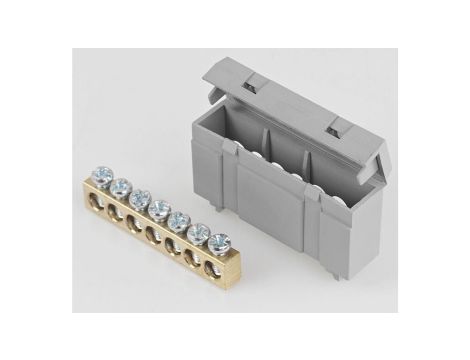 Listwa zaciskowa 7-polowa 1-16mm2 szara LZMI-W7