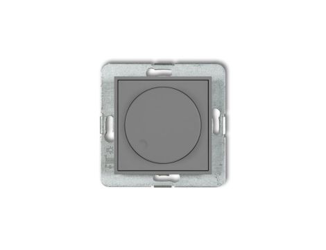 ICON Mechanizm elektronicznego regulatora oświetlenia przyciskowo-obrotowego szary mat 27IRO-1