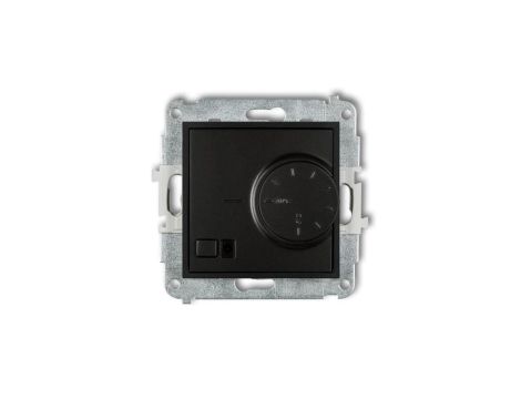 ICON Mechanizm elektronicznego regulatora temperatury z czujnikiem podpodłogowym czarny mat 12IRT-1