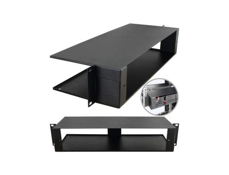 Obudowa na akumulatory RACK 19 2U czarny 2x17Ah/4x7Ah