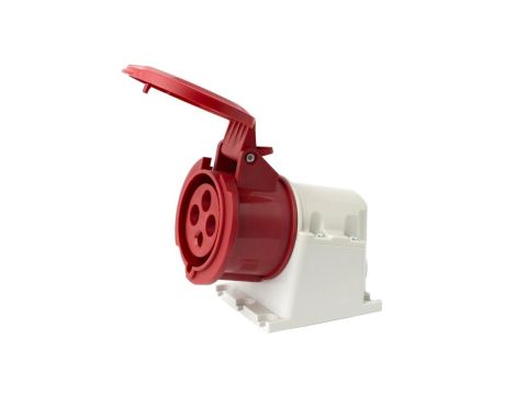 Gniazdo stałe 32A 4P IP44 400V / 23396