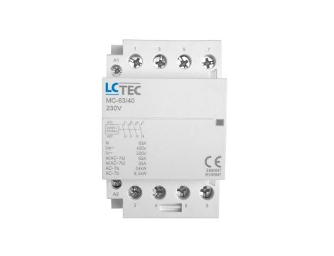 Stycznik modułowy 63A 4NO 230V MC-63/40