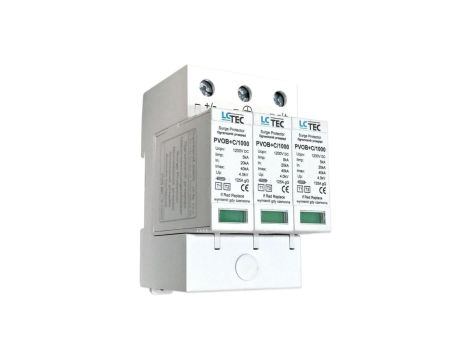 Ogranicznik ochronnik przepięć 4P klasa Typ T1+T2 12,5kA iskiernikowy