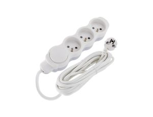 Przedłużacz 3-gniazda z/u 3m 3x1,5mm2 z wyłącznikiem