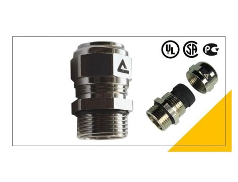 Dławnica kablowa mosiężna M40x1,5 IP 68 UL dla kabla 15,5 - 24 mm 736.735.1