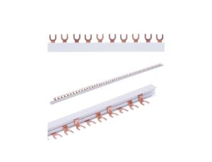 Szyna łączeniowa widełkowa 3-fazowa 10mm2 63A 54M ( 1m ) BBU 3L