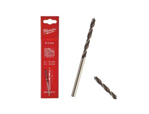 Wiertło do drewna świder 3x33/60mm MILWAUKEE