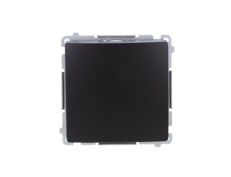 Simon Basic Łącznik jednobiegunowy (moduł) 10AX, 250V, szybkozłącza, czarny BMW1.01/49