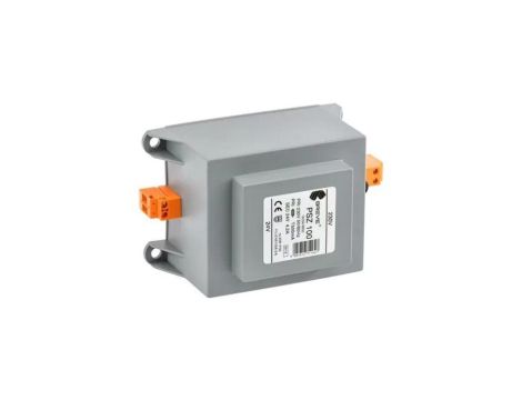 Jednofazowy transformator IP30 na szynę DIN TH-35 w obudowie z zabezpieczeniem PSZ 100 400/230V 100W 0,43A