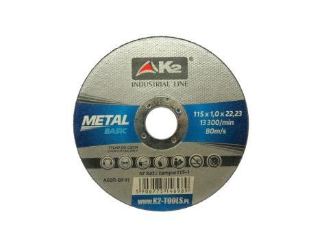 Tarcza do cięcia metalu BASIC 115 x 1,0mm (25 szt.)