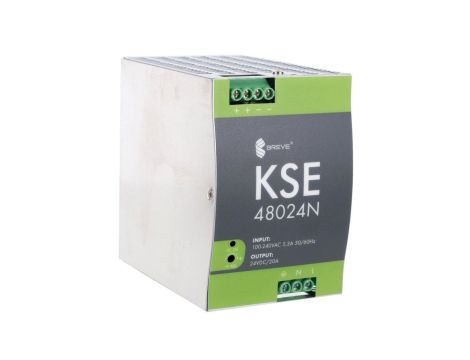 Zasilacz impulsowy KSE 48024M 230/ 24VDC 20A 480W na szynę DIN, Uzas: 96-264VACVAC, Ta70, 17000-0940