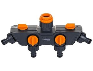 Rozdzielacz węża poczwórny z zaworami Schmith