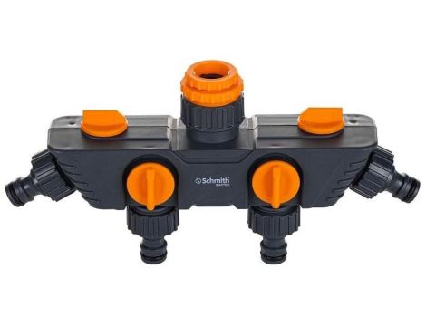 Rozdzielacz węża poczwórny z zaworami Schmith