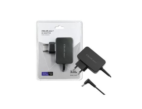 Qoltec Zasilacz do laptopa Lenovo 65W 20V 3.25A 4.0*1.7
