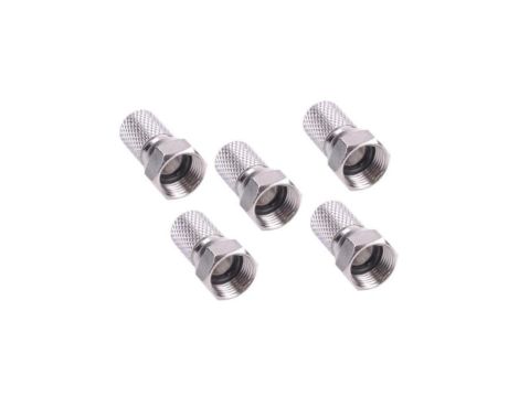 Wtyk sat F 6,8mm+ uszczelka opakowanie - 5 szt. Vayox