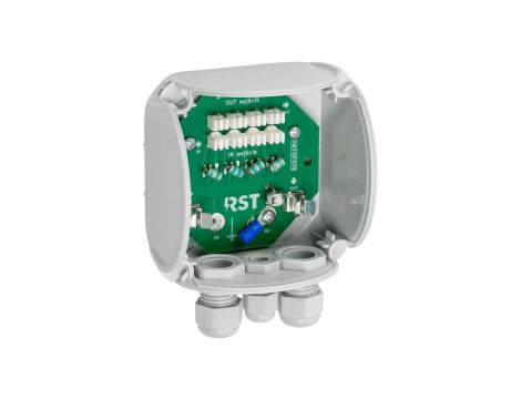 Ochronnik przeciwprzepięciowy RST BOX GDT LSA do sieci LAN i kamer IP w obudowie zew. IP65 /601 060/