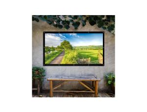 Ekran projekcyjny Maclean, 120 cali 265x149cm, obramowanie 25mm 16:9, haczyki do naciągu, MC-982