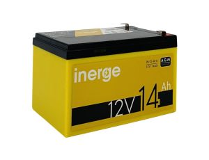 Akumulator VRLA AGM 12V 14Ah (żywotność 3-5lat) INERGE IN-12-14-A