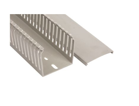 Korytko grzebieniowe samogasnące 60x60 szare z pokrywą UV ECS6060 /2m/ (opak. 32m)