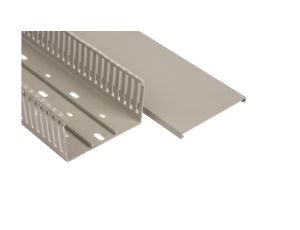 Korytko grzebieniowe samogasnące 100x60 szare z pokrywą PV UV /2m/ ECS10060 (opak. 20m)