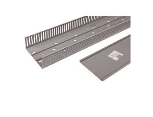 Korytko grzebieniowe samogasnące 120x60 szare z pokrywą UV ECS12060 /2m/ (opak. 20m)