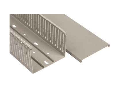 Korytko grzebieniowe samogasnące 100x80 szare z pokrywą UV ECS10080 /2m/ (opak. 24m)